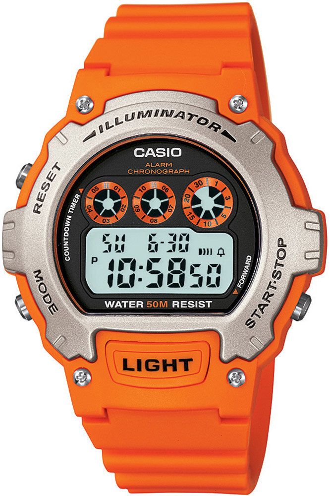 Laikrodis Casio W-214H-4A kaina ir informacija | Vyriški laikrodžiai | pigu.lt