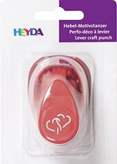 Резец декоративной формы Heyda «2 сердца», 203687451 цена и информация | Kanceliarinės prekės | pigu.lt