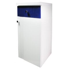 Нижний шкафчик для ванной комнаты 7239, белый/синий цена и информация | Шкафчики для ванной | pigu.lt