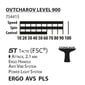 Stalo teniso raketė Donic Ovtcharov 900 FSC цена и информация | Stalo teniso raketės, dėklai ir rinkiniai | pigu.lt