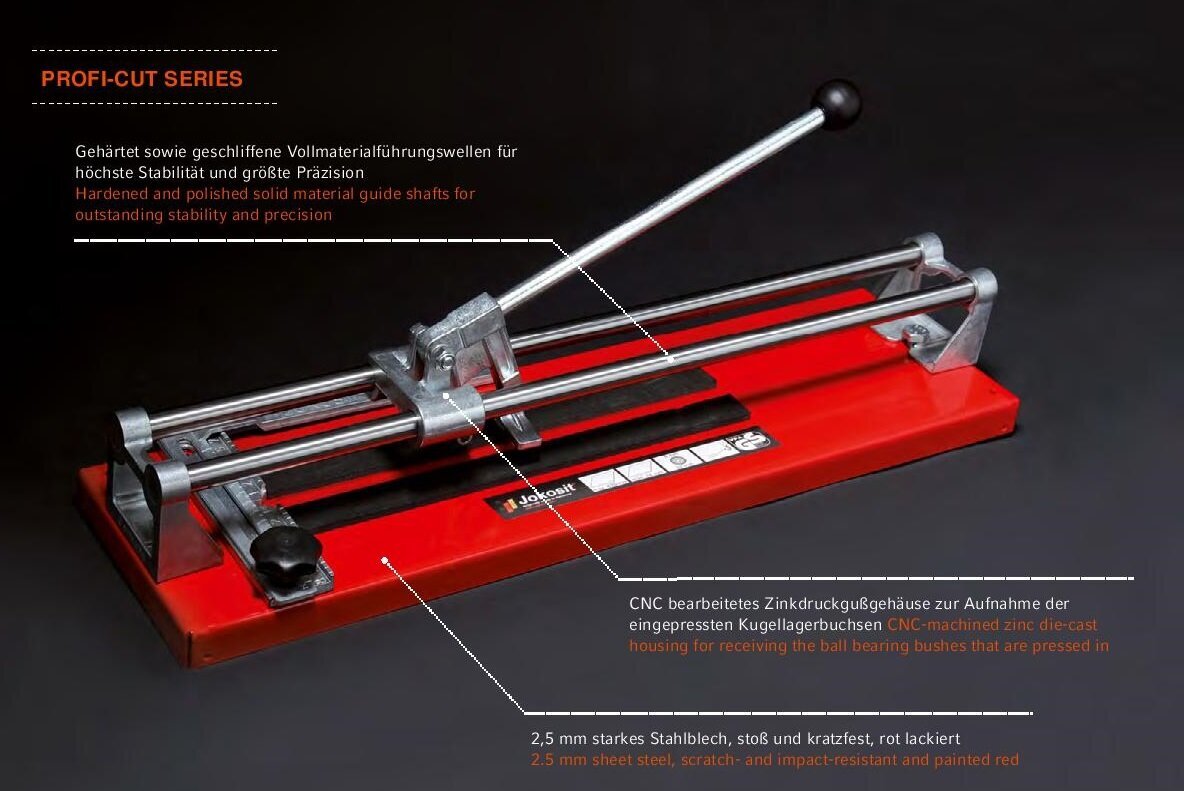 Plytelių pjaustymo staklės PROFI-CUT 165W (800 mm) цена и информация | Mechaniniai įrankiai | pigu.lt