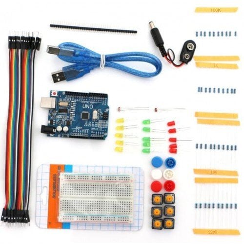 Mokomasis Elektronikos Rinkinys - Išmaniosios Grandinės su ATmega328P Mikrovaldikliu цена и информация | Atviro kodo elektronika | pigu.lt