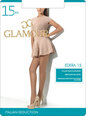 Колготки женские Glamour Edera 15 DEN, светло-коричневого цвета