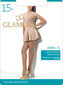 Pėdkelnės moterims Glamour Edera 15 DEN, šviesiai rudos spalvos kaina ir informacija | Pėdkelnės | pigu.lt