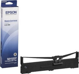 Оригинальная лента для матричного принтера Epson C13S015337 Чёрный цена и информация | Картриджи для лазерных принтеров | pigu.lt