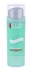 Apsauginė drėkinamoji veido priemonė Biotherm Homme Aquapower Daily Defense SPF14 75 ml kaina ir informacija | Veido kremai | pigu.lt