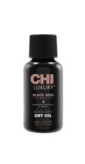 CHI Luxury Black Seed Dry Oil Сухое масло для волос 15ml цена и информация | Средства для укрепления волос | pigu.lt