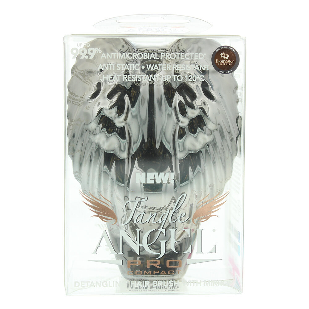 Šepetys plaukams Tangle Angel Pro Compact Titanium kaina ir informacija | Šepečiai, šukos, žirklės | pigu.lt