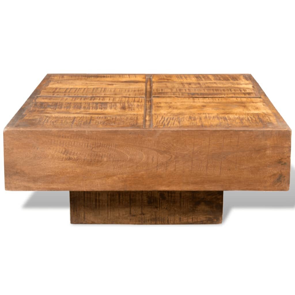 Antikvarinio stiliaus kavos staliukas iš mango medienos, rudas kaina ir informacija | Kavos staliukai | pigu.lt