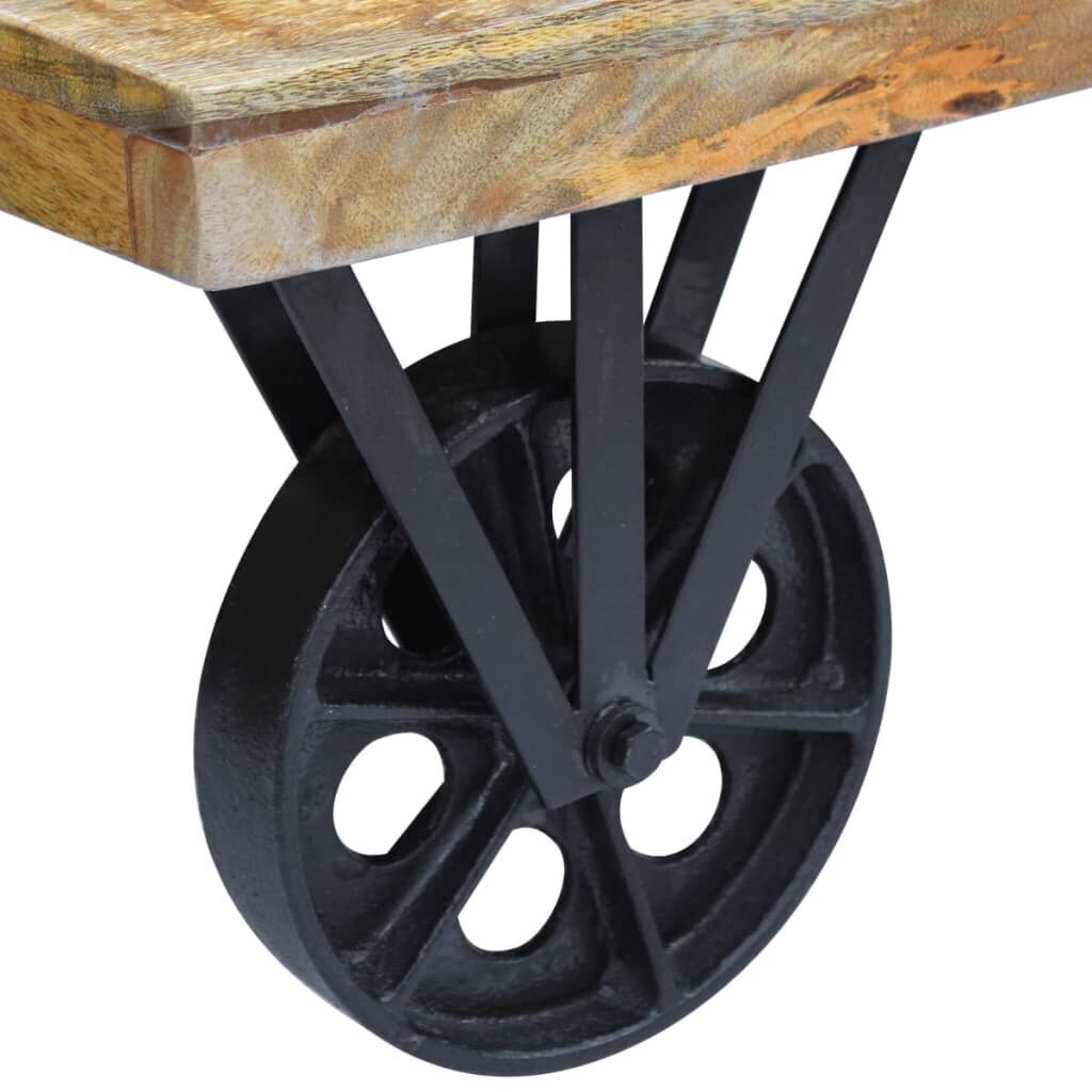 Kavos staliukas, mango mediena, 120x60x30 cm kaina ir informacija | Kavos staliukai | pigu.lt