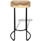 Baro kėdės, masyvi mango mediena, 2 vnt. kaina ir informacija | Virtuvės ir valgomojo kėdės | pigu.lt