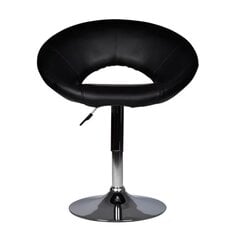 Выгнутый барный стул, черный, 100% пу цена и информация | Стулья для кухни и столовой | pigu.lt