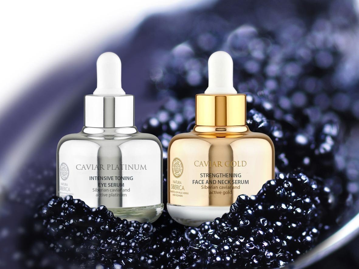 Serumas paakiams su platina ir juodaisiais ikrais Natura Siberica Caviar Platinum, 30 ml цена и информация | Paakių kremai, serumai | pigu.lt