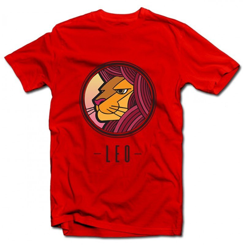 Marškinėliai "Zodiakas: Liūtas" kaina ir informacija | Originalūs marškinėliai | pigu.lt