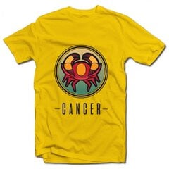 Marškinėliai "Zodiakas: Vėžys" kaina ir informacija | Originalūs marškinėliai | pigu.lt