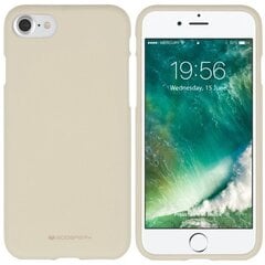 Mercury Soft feeling TPU Супер тонкий чехол-крышка с матовой поверхностью для Apple iPhone X / iPhone 10 / iPhone XS Бежевый цена и информация | Чехлы для телефонов | pigu.lt