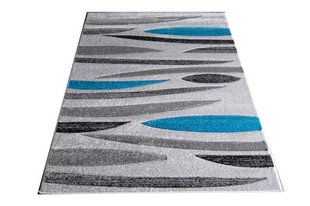 Kilimas Fantazija 01 Grey/turquoise, 80x150 cm kaina ir informacija | Kilimai | pigu.lt