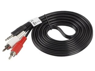 Lanberg, MiniJack 3.5mm - 2 x RCA, 2 m kaina ir informacija | Lanberg Buitinė technika ir elektronika | pigu.lt