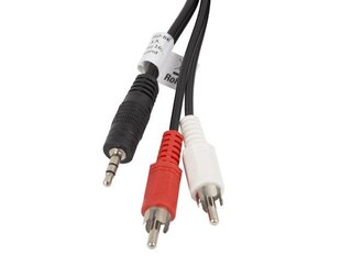 Lanberg, MiniJack 3.5 mm - 2x RCA, 5 m kaina ir informacija | Lanberg Buitinė technika ir elektronika | pigu.lt