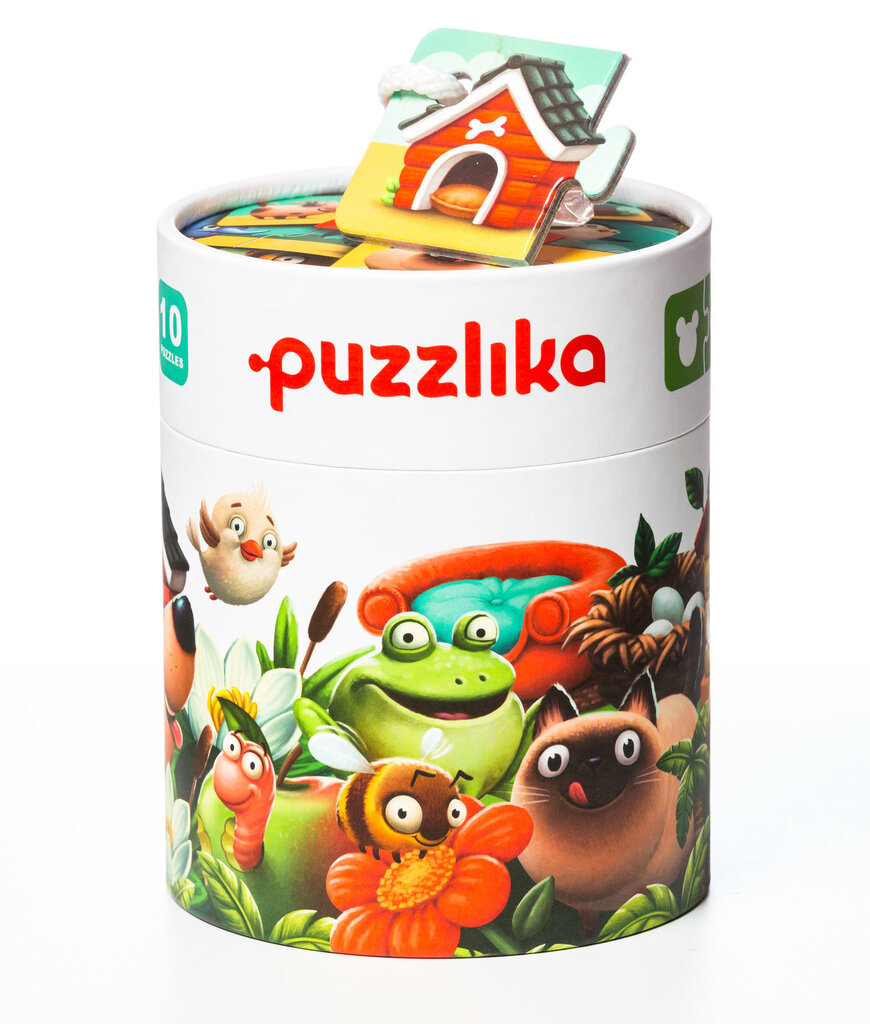 Dėlionė Puzzlika Mano Namai, 20 didelių detalių kaina ir informacija | Dėlionės (puzzle) | pigu.lt