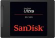 SanDisk Ultra 3D 250GB SATA3 (SDSSDH3-250G-G25) kaina ir informacija | Vidiniai kietieji diskai (HDD, SSD, Hybrid) | pigu.lt