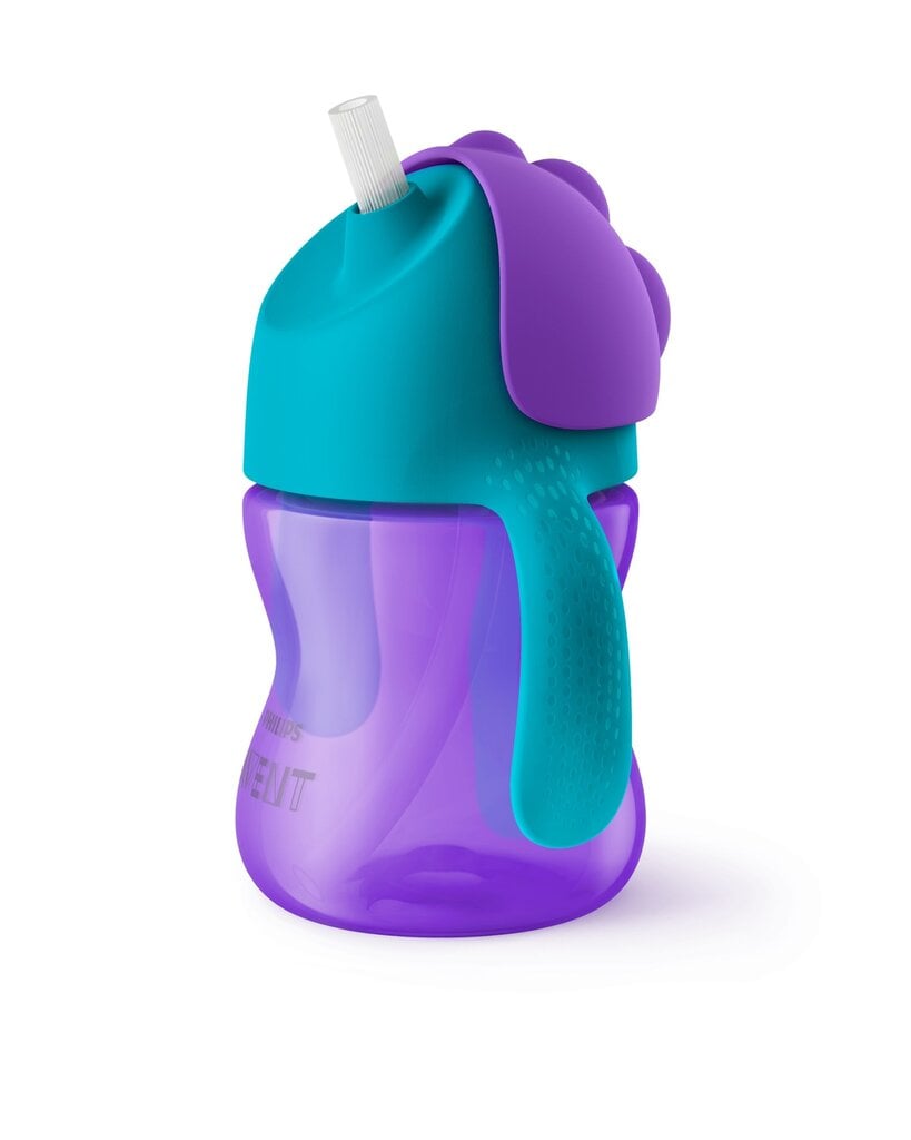 Neišsiliejantis puodelis su šiaudeliu Philips Avent, 200 ml, 9 mėn+, SCF796/02 kaina ir informacija | Buteliukai kūdikiams ir jų priedai | pigu.lt