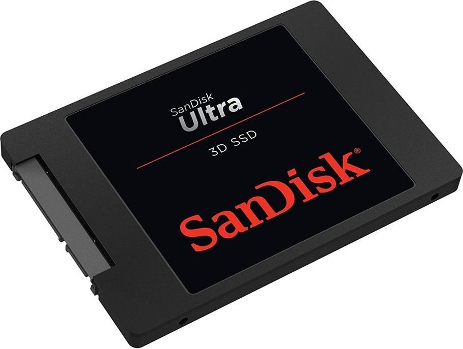 SanDisk ULTRA 3D 1TB SATA3 (SDSSDH3-1T00-G25) цена и информация | Vidiniai kietieji diskai (HDD, SSD, Hybrid) | pigu.lt