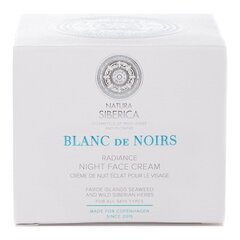 Ночной крем Natura Siberica Blanc de Noirs Radiance 50 мл цена и информация | Кремы для лица | pigu.lt
