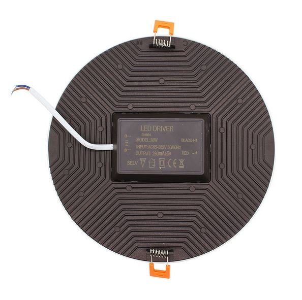 LED apvl. įleidž. šviestuvas CHROMO SLIM 8W 88mm kaina ir informacija | Įmontuojami šviestuvai, LED panelės | pigu.lt