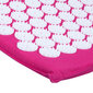 Akupresūros kilimėlis inSPORTline AKU-1000 125 x 50cm , rožinis kaina ir informacija | Masažo reikmenys | pigu.lt
