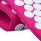 Akupresūros kilimėlis inSPORTline AKU-1000 125 x 50cm , rožinis kaina ir informacija | Masažo reikmenys | pigu.lt