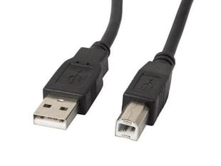 Lanberg, USB 2.0 AM-BM, 1.8 m kaina ir informacija | Kabeliai ir laidai | pigu.lt