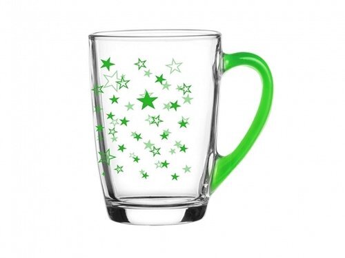 Glasmark puodelis ALA Žalios žvaigždės, 300 ml kaina ir informacija | Taurės, puodeliai, ąsočiai | pigu.lt