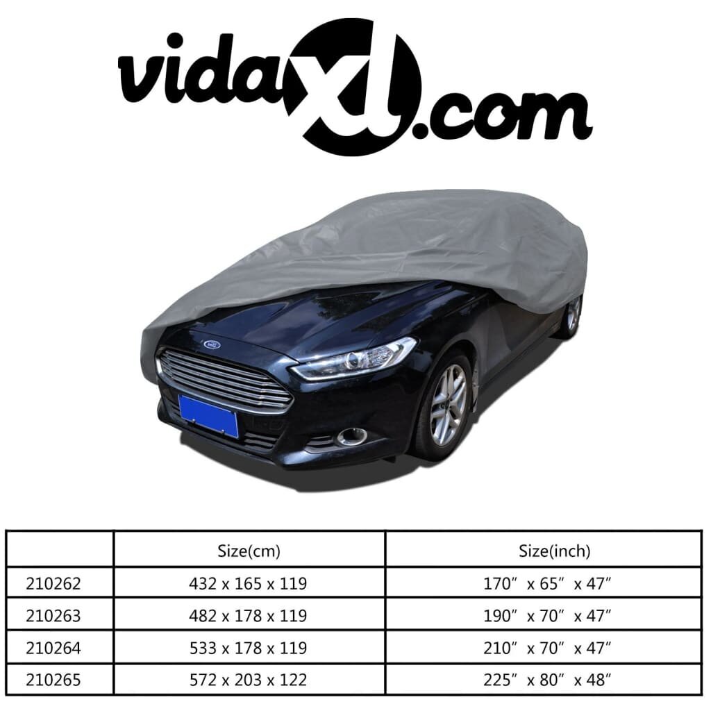 Automobilio uždangalas vidaXL, XXL dydis kaina ir informacija | Auto reikmenys | pigu.lt