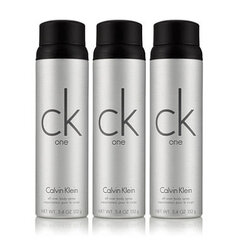 Дезодорант Calvin Klein CK One для женщин/мужчин, 160 мл цена и информация | Дезодоранты | pigu.lt