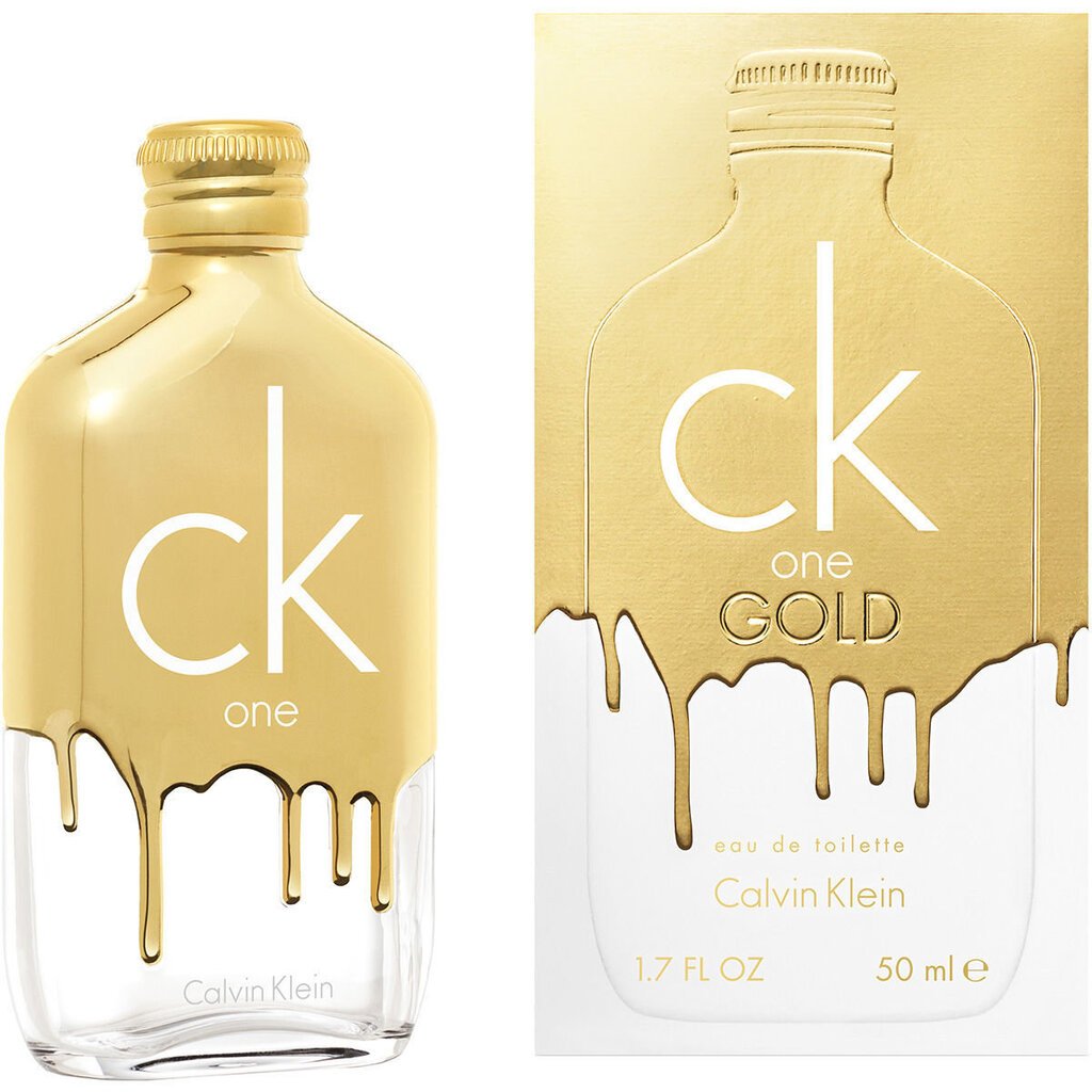 Tualetinis vanduo Calvin Klein CK One Gold EDT vyrams/moterims 50 ml цена и информация | Kvepalai moterims | pigu.lt