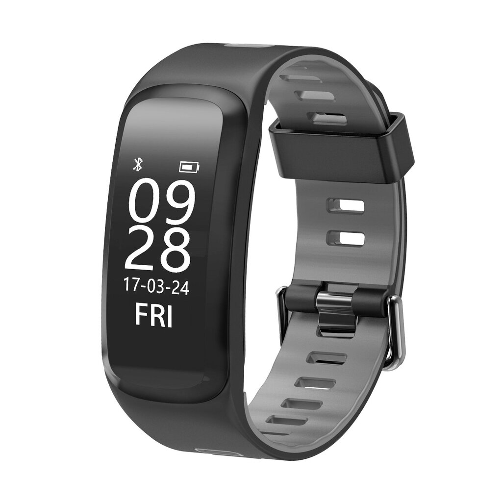 Išmanusis laikrodis DT NO.1 F4 su kraujo spaudimo matuokliu, Juoda kaina ir informacija | Išmaniosios apyrankės (fitness tracker) | pigu.lt