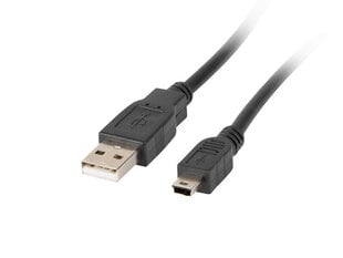 Lanberg CA-USBK-10CC-0018-BK, 1.8 м цена и информация | Кабели и провода | pigu.lt