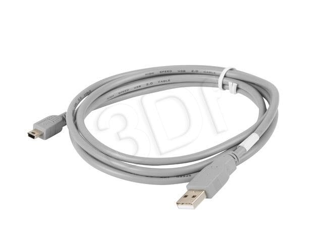 Lanberg USB Mini-B(M)->USB-A(M) 2.0, 1.8m. kaina ir informacija | Kabeliai ir laidai | pigu.lt