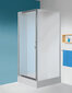 Dušo sienelė Sanplast TX SS/TX5b 100s, profilis baltas, dekoruotas stiklas cora kaina ir informacija | Dušo durys ir sienelės | pigu.lt