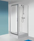 Dušo sienelė Sanplast TX SS/TX5b 75s, profilis matinis sidabrinis, dekoruotas stiklas grey kaina ir informacija | Dušo durys ir sienelės | pigu.lt