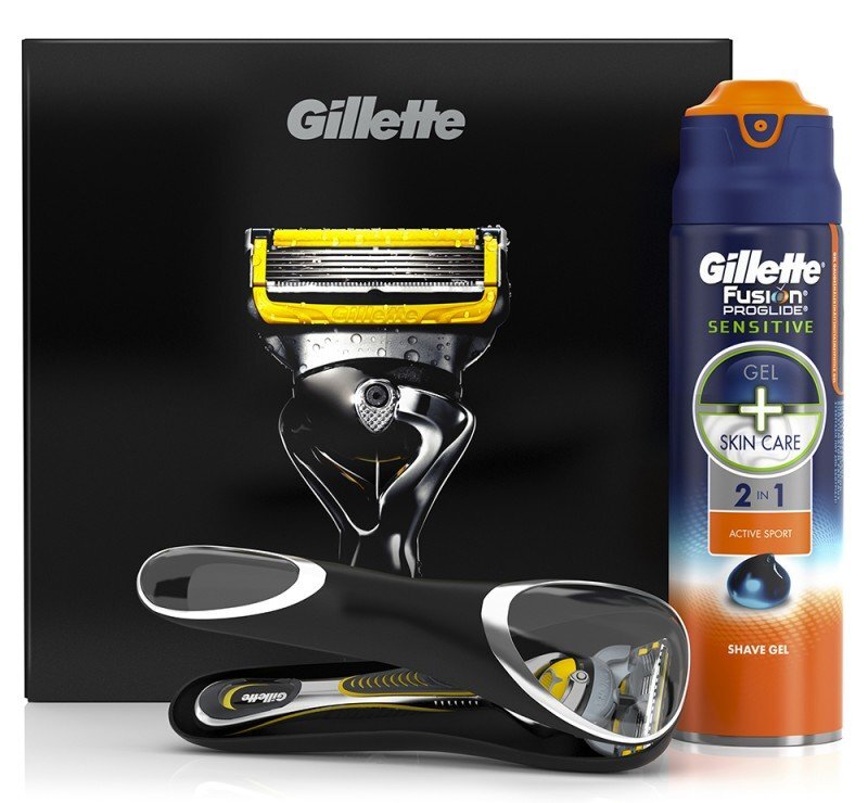 Skutimosi rinkinys vyrams Gillette Fusion ProShield kaina ir informacija | Skutimosi priemonės ir kosmetika | pigu.lt