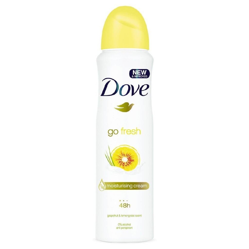Purškiamas dezodorantas Dove Grapefruit & Lemongrass 150 ml kaina ir informacija | Dezodorantai | pigu.lt