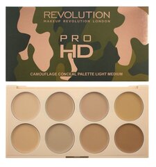 Палитра консилеров Makeup Revolution London Pro HD Camouflage 10 г, Light Medium цена и информация | Пудры, базы под макияж | pigu.lt