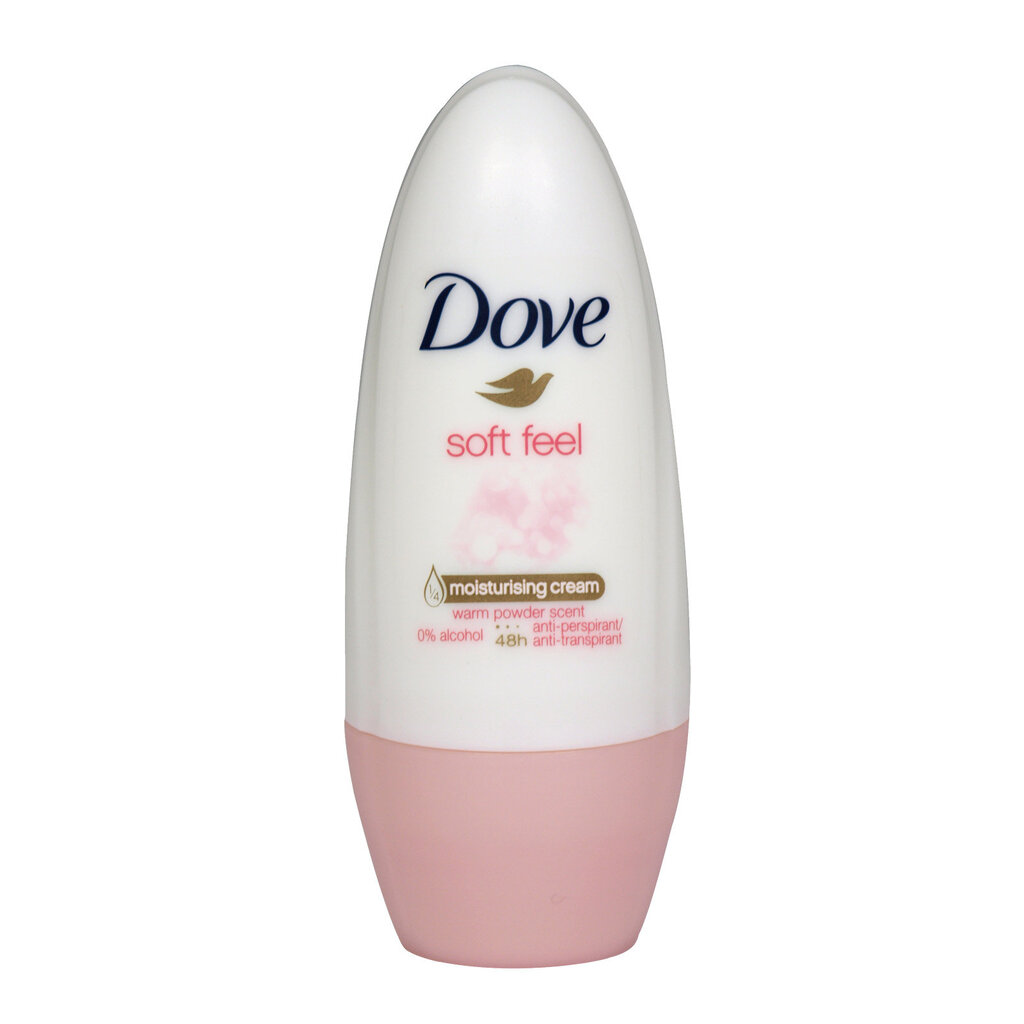 Rutulinis dezodorantas Dove Soft Feel 48h moterims 50 ml цена и информация | Dezodorantai | pigu.lt