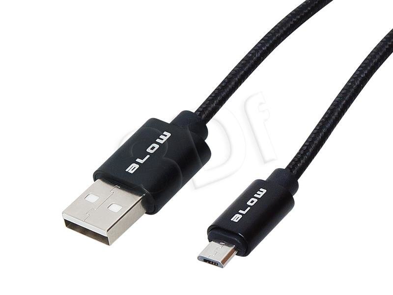 Blow 66-112, USB-A/Micro USB-B, 2 m kaina ir informacija | Kabeliai ir laidai | pigu.lt
