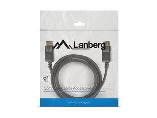 Lanberg CA-DPDP-10CC-0018-BK цена и информация | Кабели и провода | pigu.lt