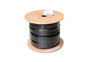 Digitus Installation cable U/UTP cat. 5e, PE wire, external gelled, black, 305m (reel) kaina ir informacija | Kabeliai ir laidai | pigu.lt