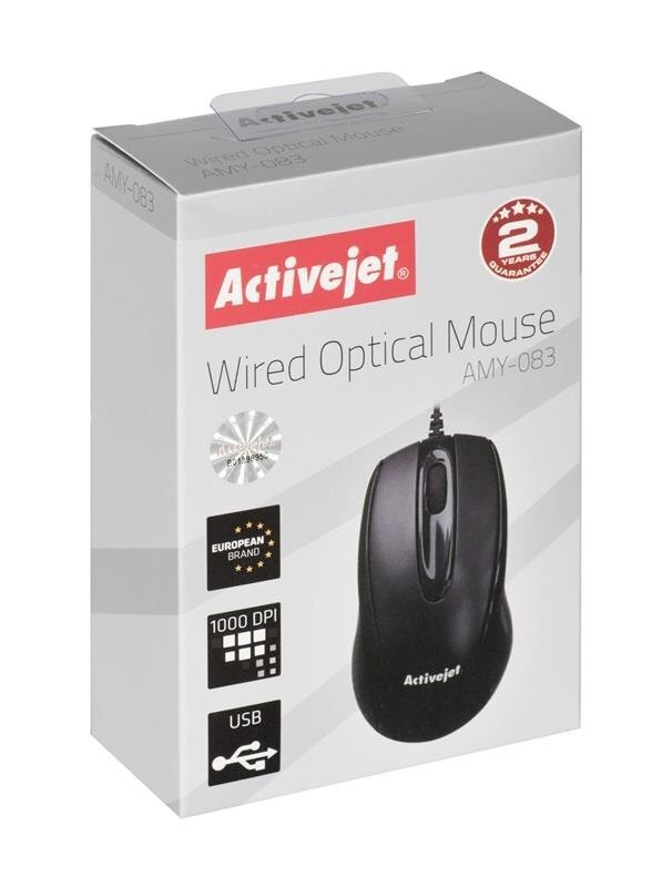 Laidinė Activejet USB AMY-083 pelė kaina ir informacija | Pelės | pigu.lt