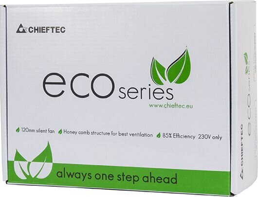 Chieftec Eco Series 500W GPE-500S цена и информация | Maitinimo šaltiniai (PSU) | pigu.lt